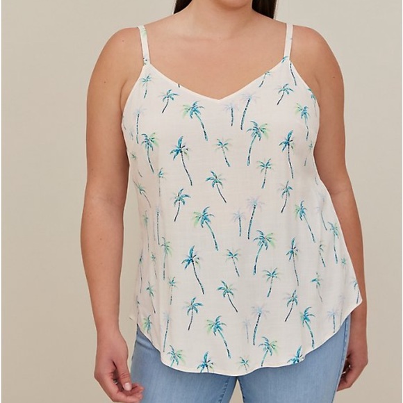 NWT Torrid Ava Rayon Slub Cami Size 0X - Picture 2 of 11